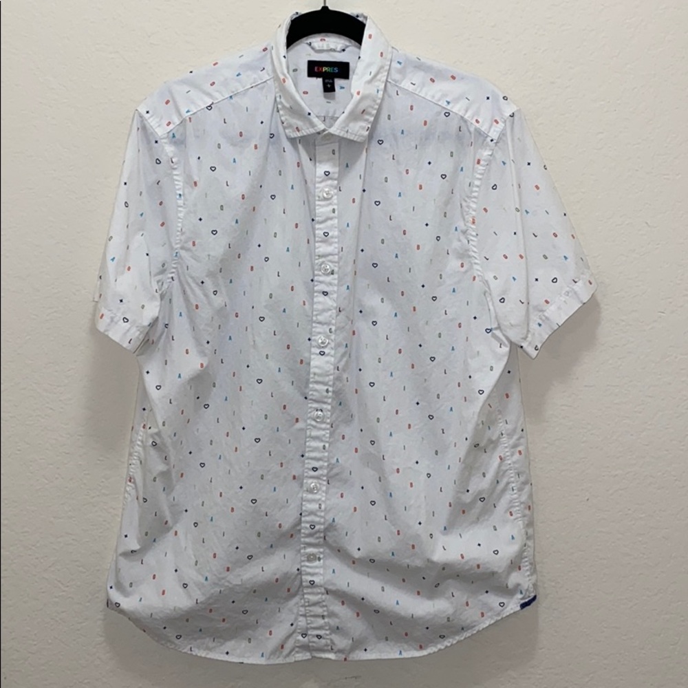 LGBTQAI+❤️ Button Up -Express